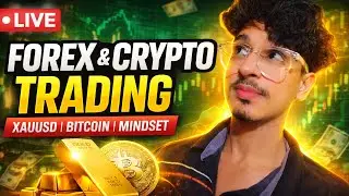 LIVE BTC & GOLD Trading ‪#trading #crypto #cryptotrading #bitcoin