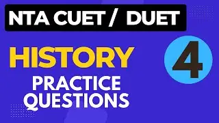 CUET \ DUET 2023 | History Domain Subject | For CUET \ DUET 2023 Preparation | Important MCQ Series