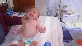 Day-50 baby treatment🩺😷.!#aiims#nicu#hospital#medicallife#newbornbaby#cutebaby#treatment#shortsfeed