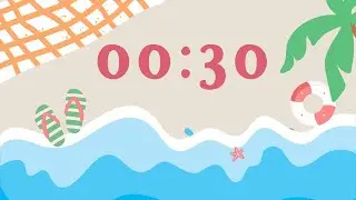 🕒 30-Second Countdown Timer No Music⏱️ | Time's Ticking! Hurry Up! ⏳Timer Galaxy