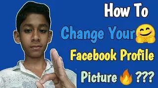 How To Change Your Facebook Profile Picture On [Android]🔥|| Techno Achal🤗