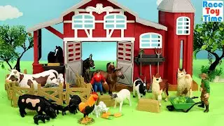 Big Country Farm Adventure Playset with Barn Animals
