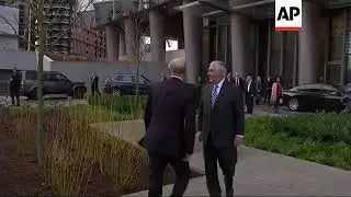 Tillerson visits new US Embassy in London