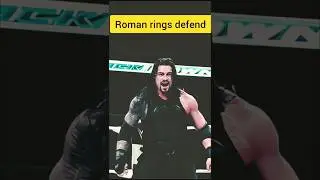 Roman rings defend friend #raw #viralshort #smackdown #wwe #wrestling 💪💪💪🤛🔥