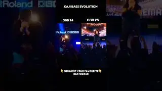 KAJI BASS LEVEL UP 🚀 | GBB 24 ➜ GBB 25 | #beatbox #kaji #gbb24 #gbb25 #bassbeatbox #shorts #tiktok