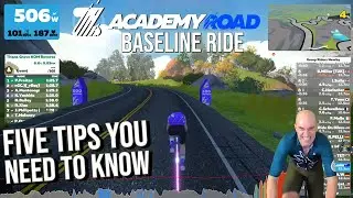Объяснение базовой линии езды в ZWIFT Academy 2021 // Пять вещей, которые нужно знать!