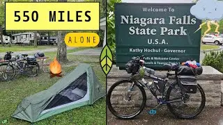 Traversing The Circumference of Lake Ontario. 550 Miles (900kms) SOLO Bike packing!
