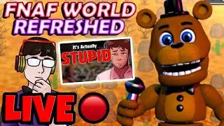 This New FNaF World Refreshed Update Is Amazing! + FNaF Theory Reactions (Live)