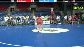 Junior 145 - Kevin Cooper (Kentucky) vs. Beau Minnick (Ohio)