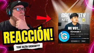 REACCI&Oacute;N ADI&Oacute;S COD MOBILE  GROWAN | COD MOBILE
