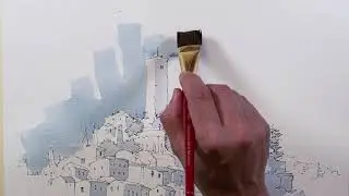 Acquarello Borgo Paretta Toscana 2020