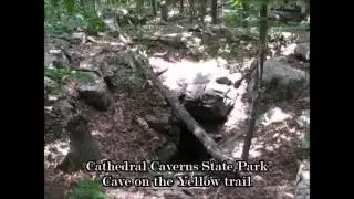 Cathedral Caverns State Park Hiking Trails and Cave Tour Video