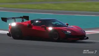 Gran Turismo 7 - Ferrari 296 GTB '22 Replay in Yas Marina Circuit (PS5 Pro - Update Spec 3 60 FPS)