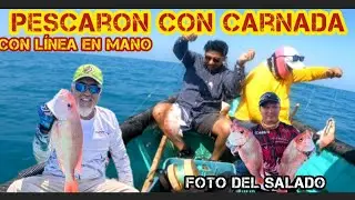 Pesca de Huachinangos con carnada | Pesca con línea en mano | PESCA DE HUACHINANGOS TUXPAN VER, MEX.