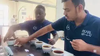 CUPPING SESSION at Pearl Specialty Coffee Roastery. 