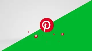 Pinterest Logo Green Screen