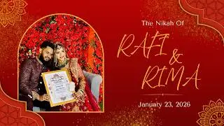 My Nikah Ceremony Vlog 23.01.2026 😍&hearts;️