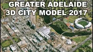 Greater Adelaide standard resolution 3D city model 2017