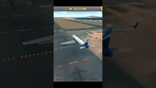 IndiGo Airlines A320 Approaching To Land 🛬🔥 #shorts #gameshorts
