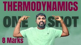 Thermodynamics All 8 marks One Shot video,Carnot engine,Heat engine refrigerator IPE 2024
