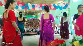 DANCE AT GORESWAR GIRLS` HIGH SCHOOL