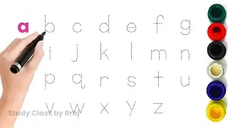 abc song | writing along dotted alphabets | learn and write abc | tracing abc | abcdef