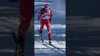 Лыжник Илья Семиков мастерски гонит к финишу классической разделки! 🥇😎 / Иван Докукин
