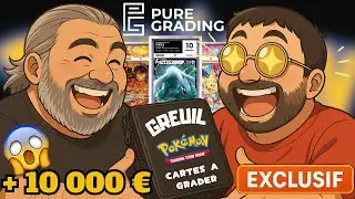 JE CONFIE +10 000&euro; DE CARTES POK&Eacute;MON &Agrave; PURE GRADING 😱 INTERVIEW EXCLUSIVE DU PATRON &Agrave; BRIGNOLES !