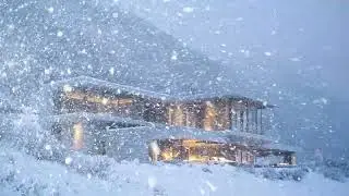 Heavy Winter Storm & Wind Sounds for Sleeping┇Cold Ambience┇Snow Storm White Noise