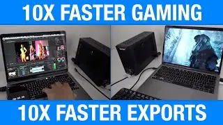 eGPU for Mac - In-Depth REVIEW | Game Dev, Premiere Pro, Windows, Gaming...