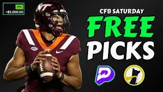 (6-2 RUN💥) COLLEGE FOOTBALL PRIZEPICKS BEST BETS TODAY | PLAYER PROPS Saturday September 13th #cfb