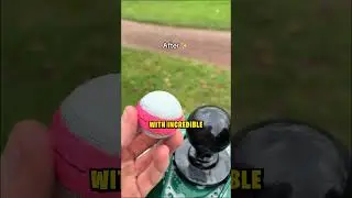 How Golf Courses Keep Balls Perfectly Clean 🤯 #satisfying   #golf  #cleaning   #sports   #viral
