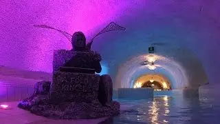 Wonderful thermal bath, made like a cave