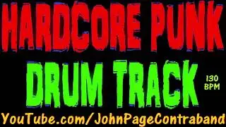 Hardcore Punk Drum Track 130 bpm FREE Beat
