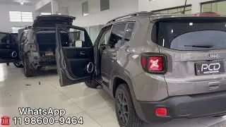 Farol Full Led Original Mopar, Engate Reboque Mopar, Instalação nos detalhes - Jeep Renegade Confira