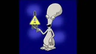 Bill Cipher Meets Roger the Alien