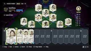 MY FIFA 22 FULL ICON TEAM REVEAL