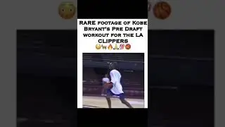Kobe Bryant Pre Draft Los Angeles Clippers workout #nba #basketball