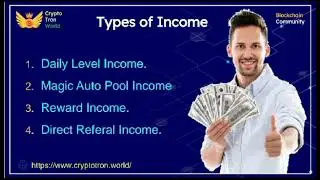 New Autopool plan//// Crypto tron World////Block Chain and decentralized system