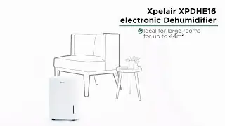 Xpelair 16L Electronic Dehumidifier with Runback Timer (XPDHE16)