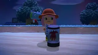 Vampire Squid under the Ocean in my diving | Animal Crossing Mermie Island