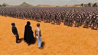 JOHN WICK, CHUCK NORRIS, DARTH VADER VS 500,000 ZOMBIE - ULTIMATE EPIC BATTLE UEBS2 233