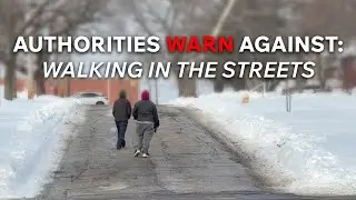 Authorities warn against walking in the streets