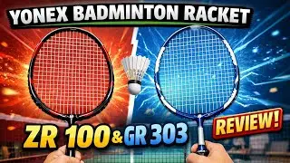 Yonex Badminton Racket ZR 100 Light & GR 303 i Review 🔥 (Vlog-492) | @rpsportslucknow #yonex 