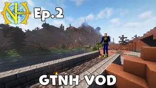 [GTNH EP: 2] New Base Location and Designing! (Stream VOD)