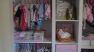 Hannah's Nursery - Closet Makeover