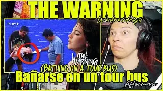 The Warning - Bañarse en un tour bus (Huddersfield, UK) Aftermovie | Reaction