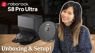 Распаковка и полная настройка #Roborock S8 Pro Ultra | Самостоятельная очистка #RobotVacuum и швабра