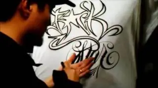 Airbrush graffiti Lettering Letters