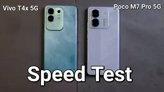 Vivo T4x 5G vs POCO M7 Pro 5G Speed Test